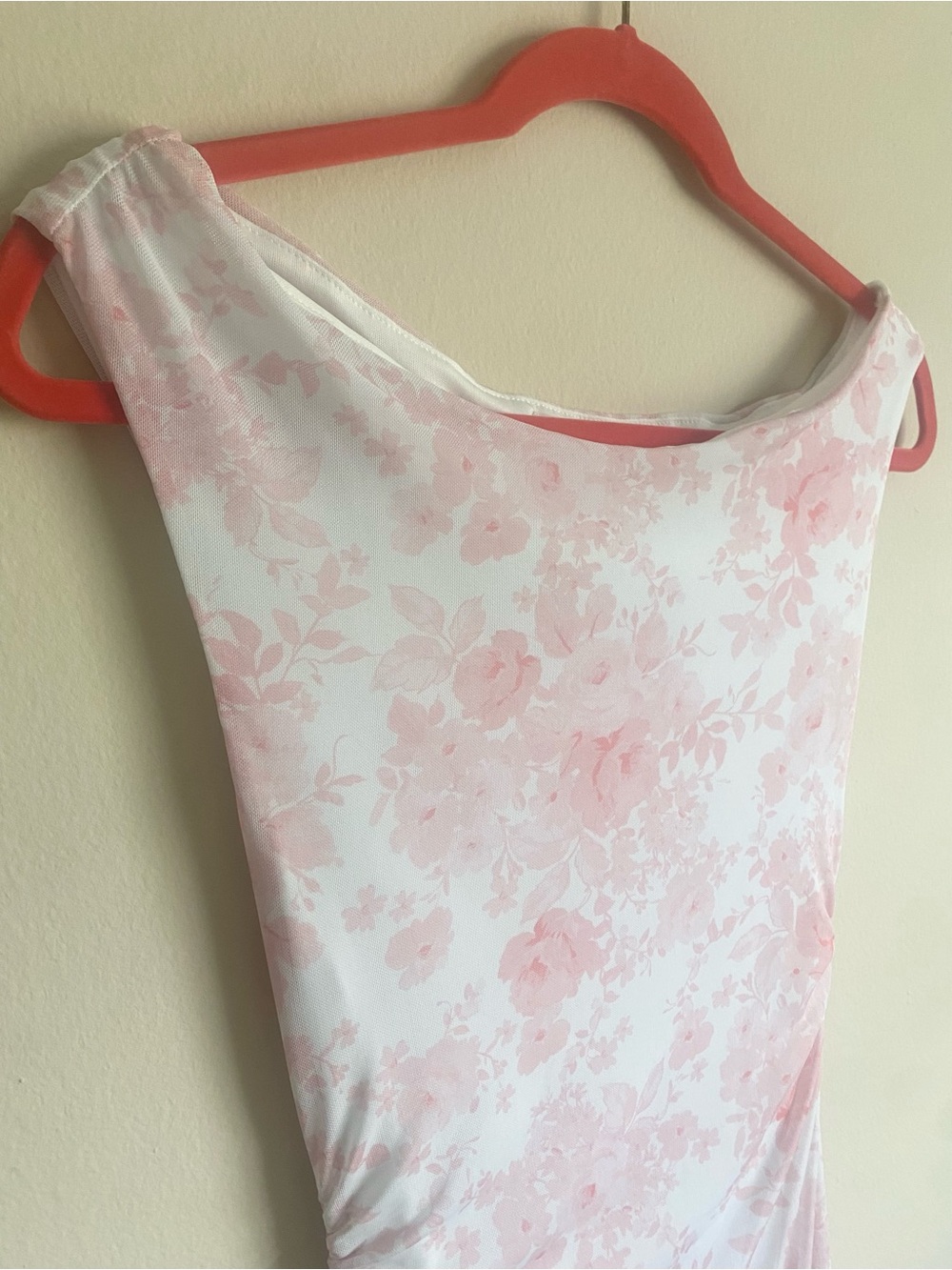 Altar’d State Samara Mesh Floral Maxi Dress Pink White Size S - Picture 3 of 12